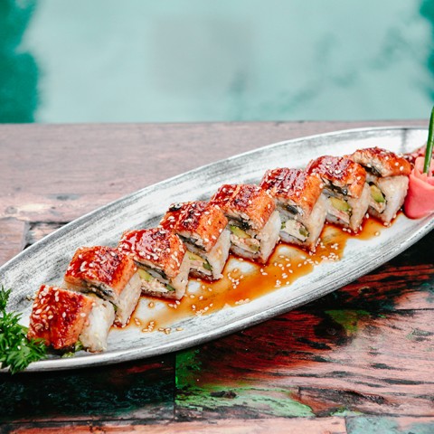 best sushi viper roll bali